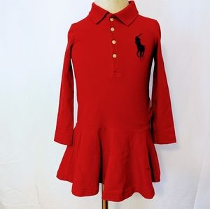 Ralph Lauren cotton long sleeve polo dress
